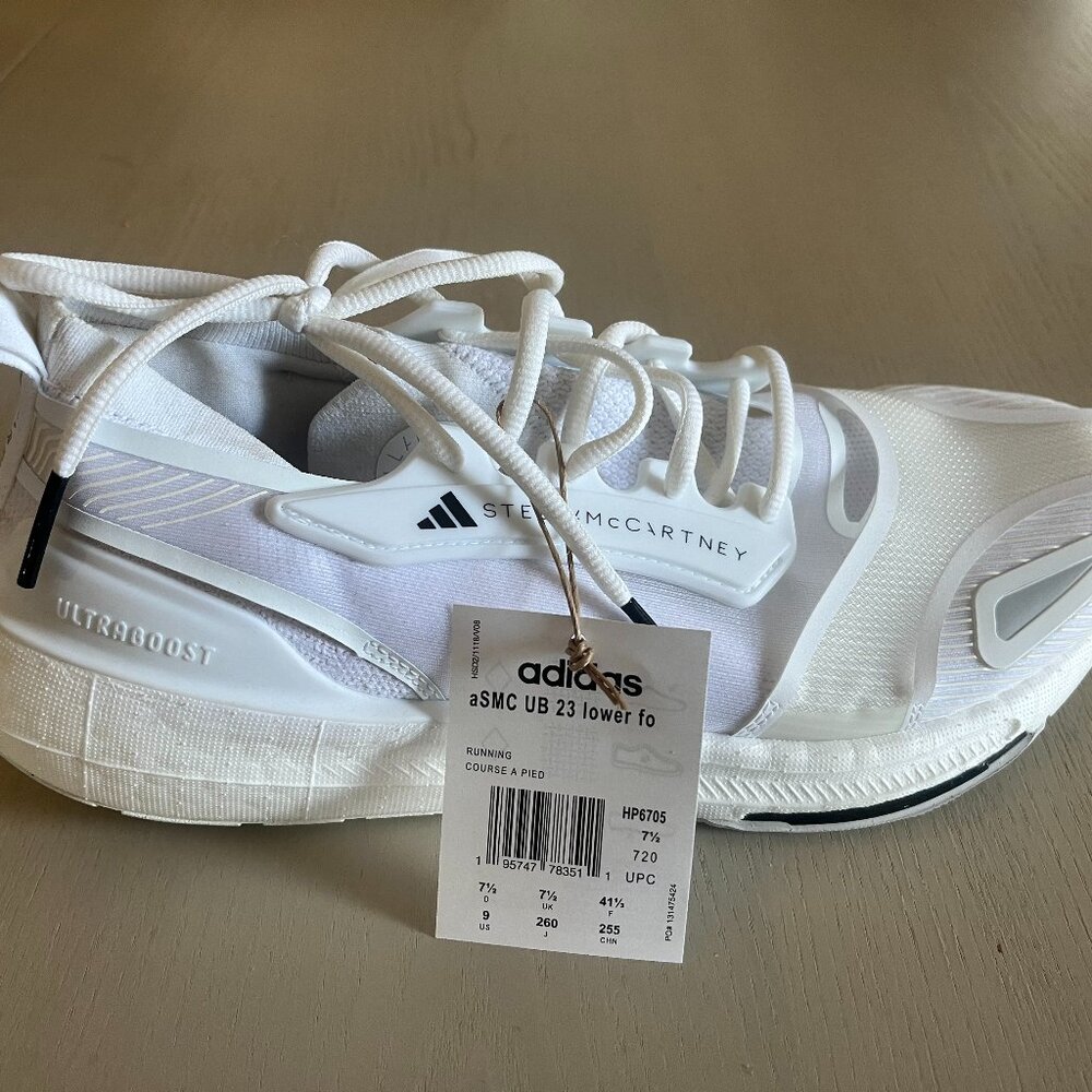 Brand-New White Adidas by Stella McCartney Sneakers Size 9